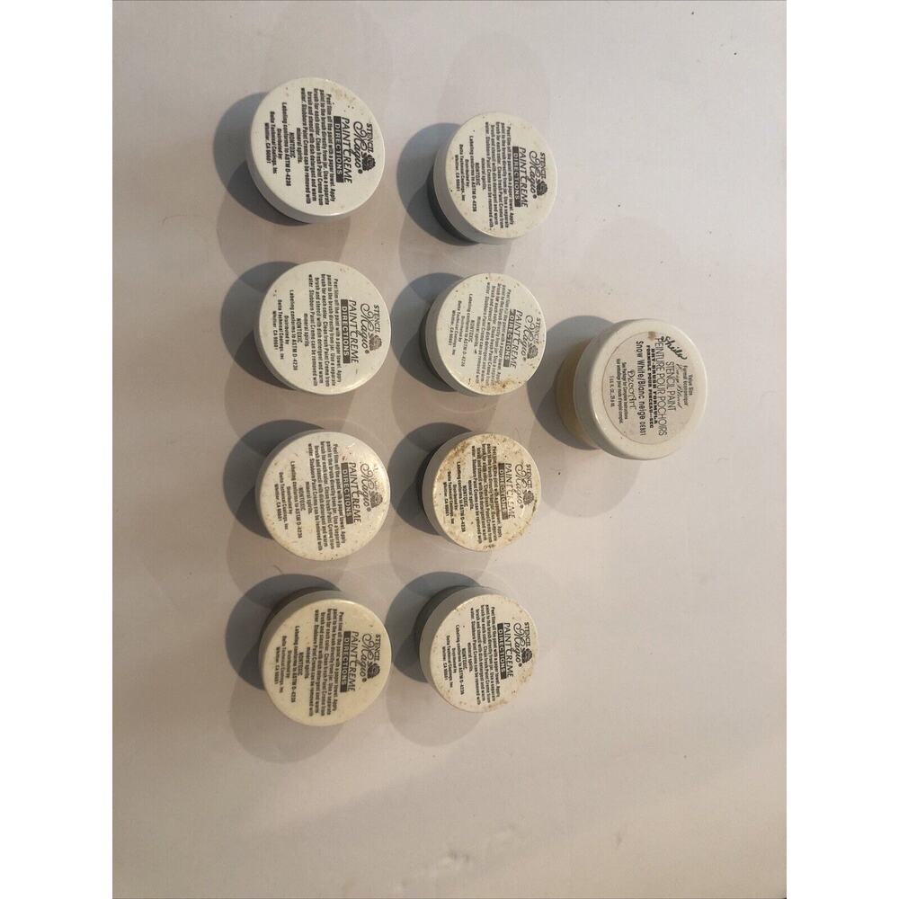 Lot New & Used Acrylic Craft Paint & Stencil Paint Varieties Colors Brands Sizes